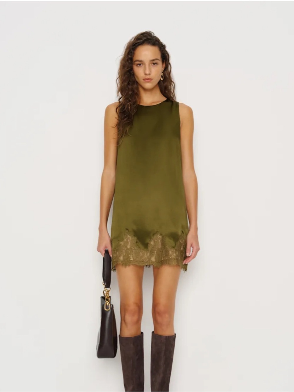 Reformation Jessalyn Silk Dress